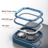 Metal Camera Ring And Metal Buttons Hybrid Case - Image 5