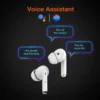 Fire-Boltt Fire Pods Ninja Pro 401 Earbuds TWS, IWP, Super Sync, Voice Assistant Bluetooth  (White, True Wireless) - Image 3